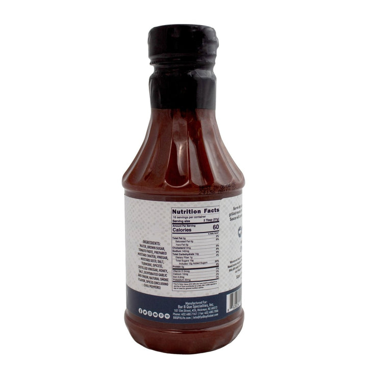 Haugwaush Gluten Free Natural BBQ Sauce 19 oz - Pack of 2 - BBQRubs.com
