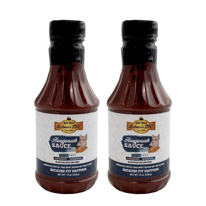 Haugwaush Gluten Free Natural BBQ Sauce 19 oz - Pack of 2 - BBQRubs.com