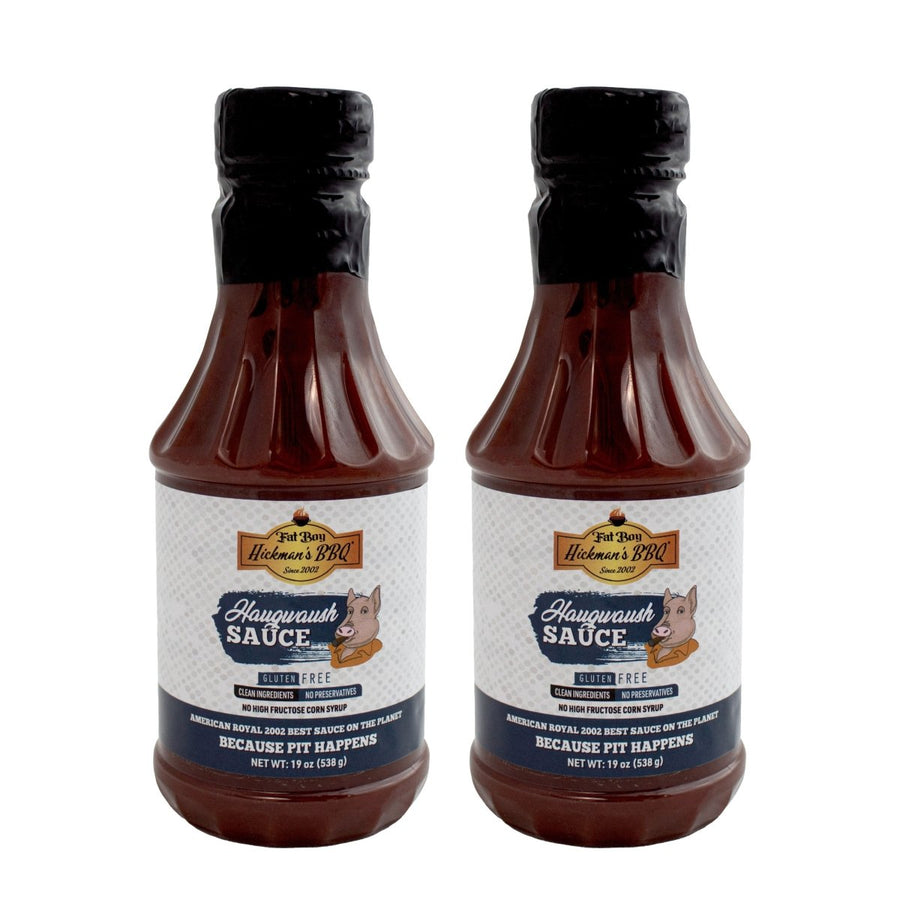 Haugwaush Gluten Free Natural BBQ Sauce 19 oz - Pack of 2 - BBQRubs.com