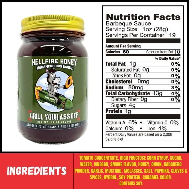 Hellfire Honey Habanero Bbq Sauce™ - BBQRubs.com