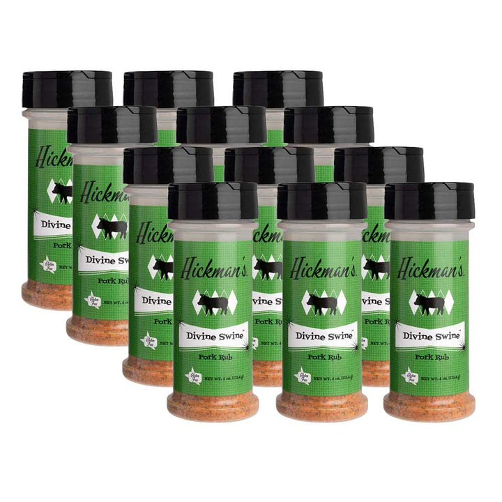 Hickman’s Divine Swine Pork Rub | Case of 12 - BBQRubs.com