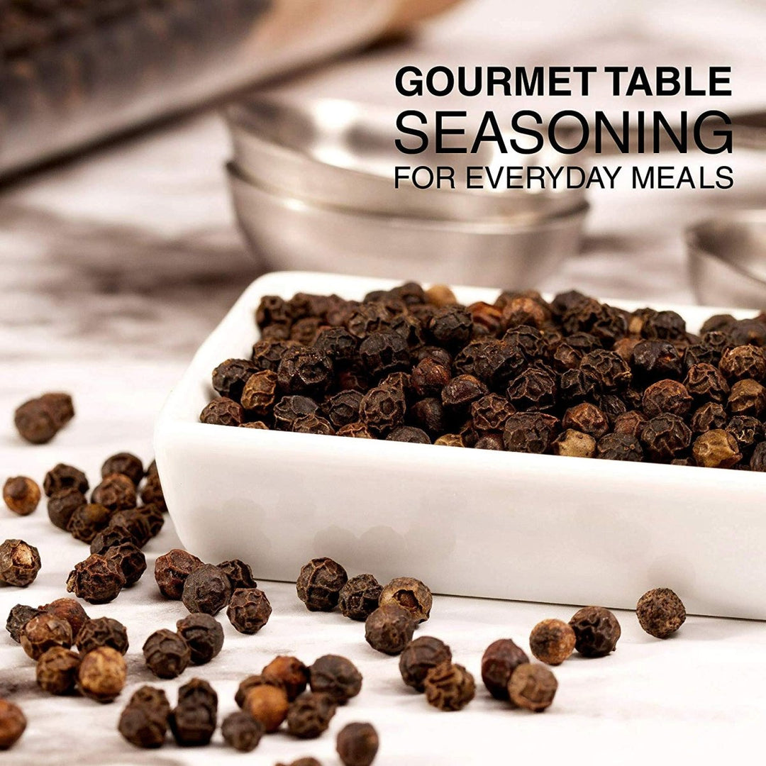 Himalayan Pink Salt Coarse & Organic Black Tellicherry Peppercorns Combo Pack - BBQRubs.com