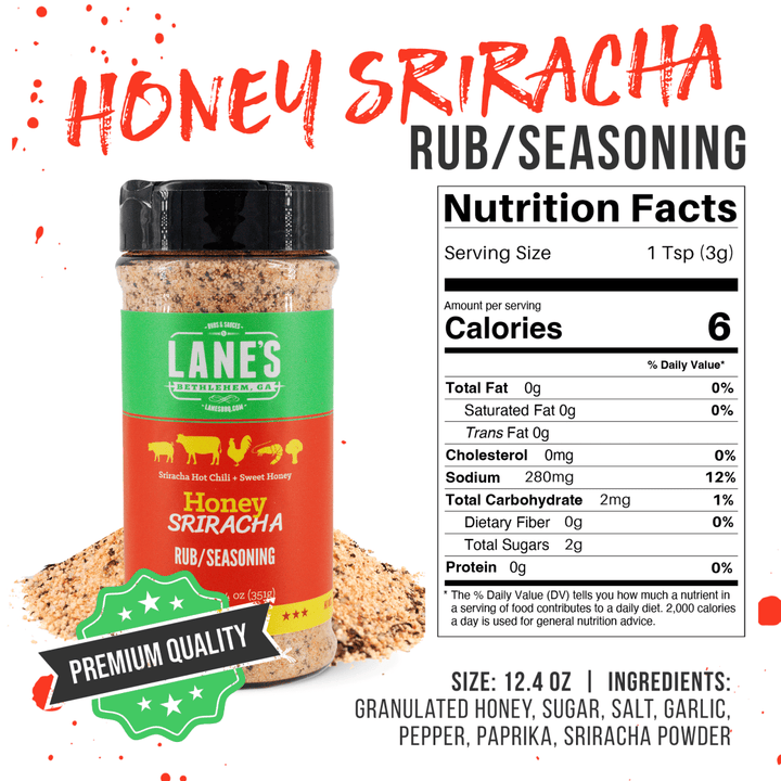 Honey Sriracha Rub & Seasoning - BBQRubs.com