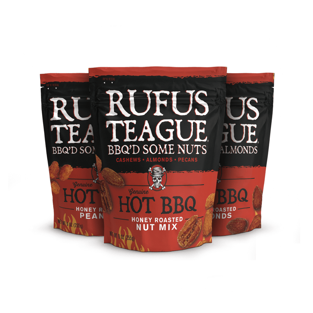 HOT BBQ NUTS - VARIETY 3 PACK - BBQRubs.com