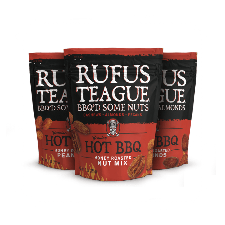 HOT BBQ NUTS - VARIETY 3 PACK - BBQRubs.com