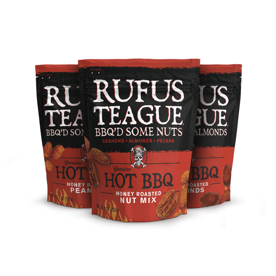 HOT BBQ NUTS - VARIETY 3 PACK - BBQRubs.com