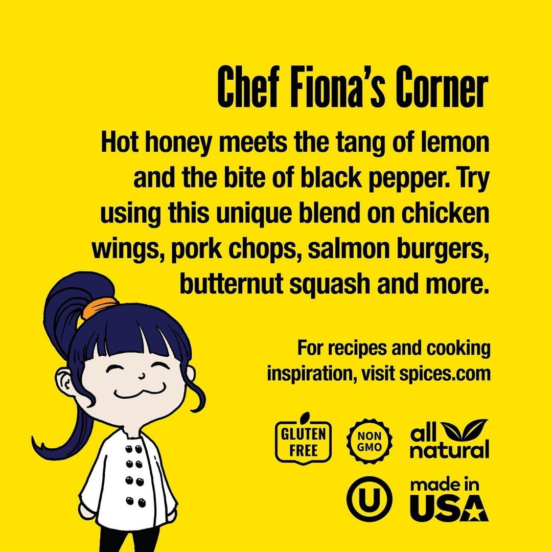 Hot Honey Lemon Pepper Blend - BBQRubs.com