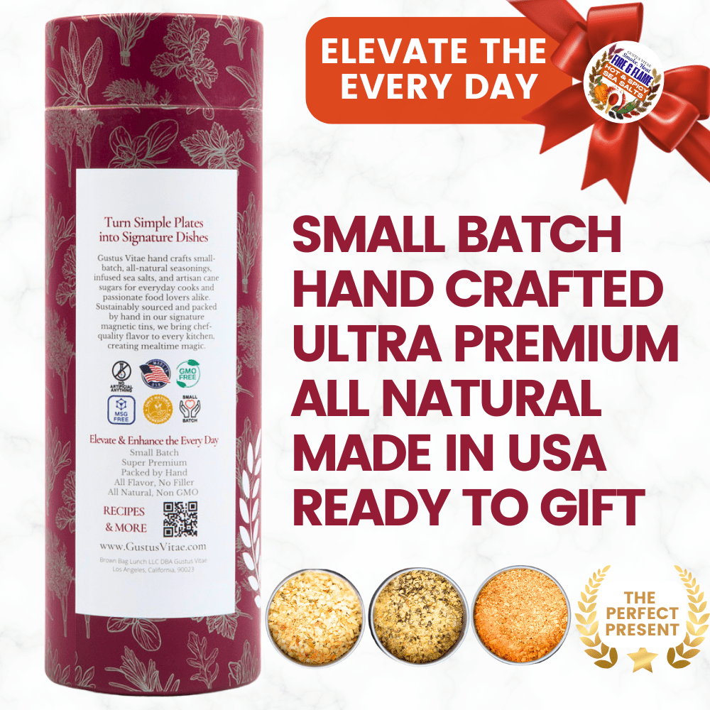 Hot & Spicy Sea Salts: Smoke, Heat, Fire & Flame | Gift Pack Set of 3