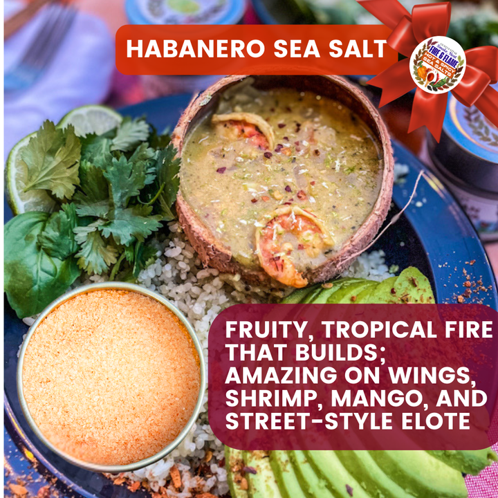 Hot & Spicy Sea Salts: Smoke, Heat, Fire & Flame | Gift Pack Set of 3