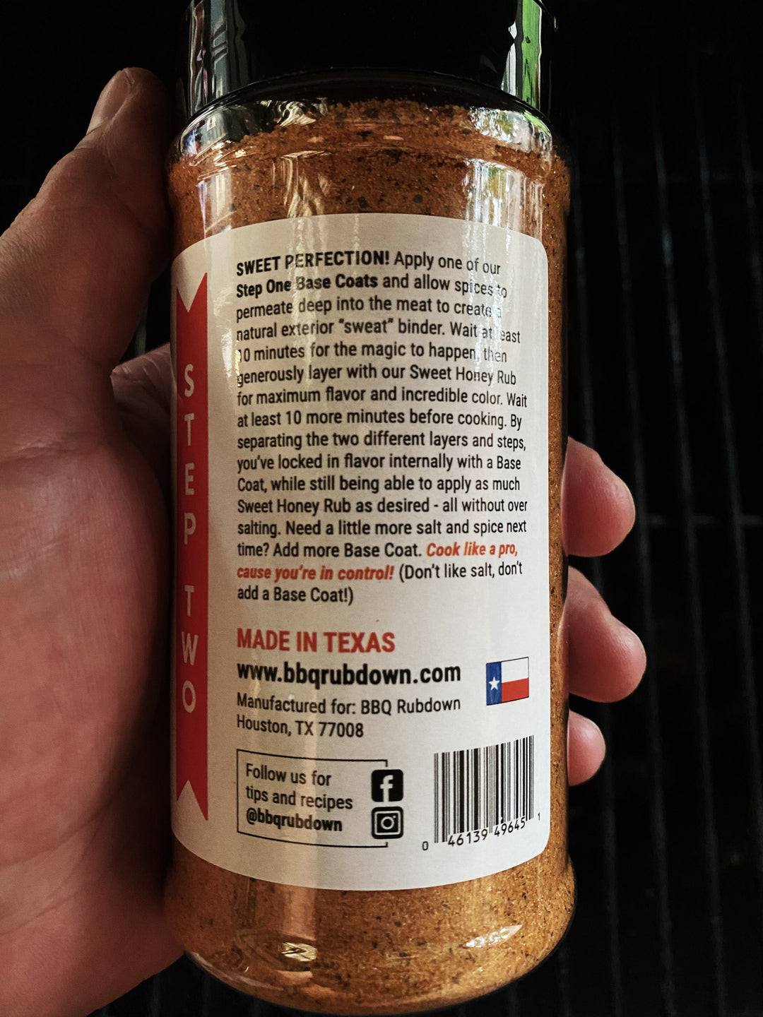 Sweet Honey Rub - Step Two