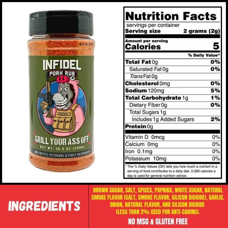Infidel Pork Rub - BBQRubs.com
