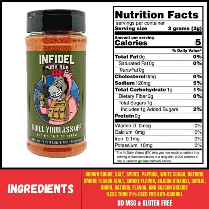 Infidel Pork Rub - BBQRubs.com