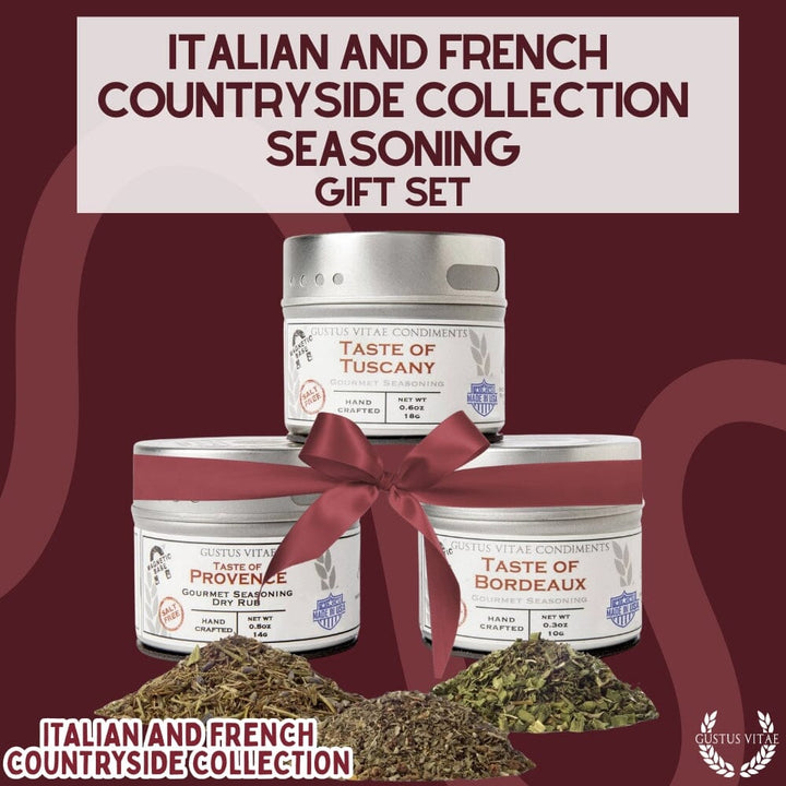 Italian and French Countryside Spice Blend Collection - 3 Tins - BBQRubs.com