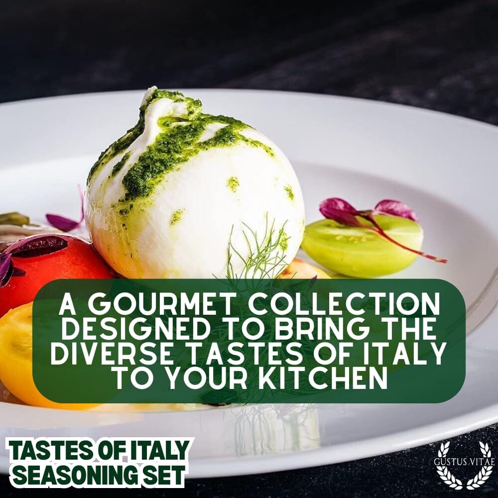 Italian Seasoning Gift Set - Tastes of Italy - Artisanal Spice Blends Six Pack - BBQRubs.com