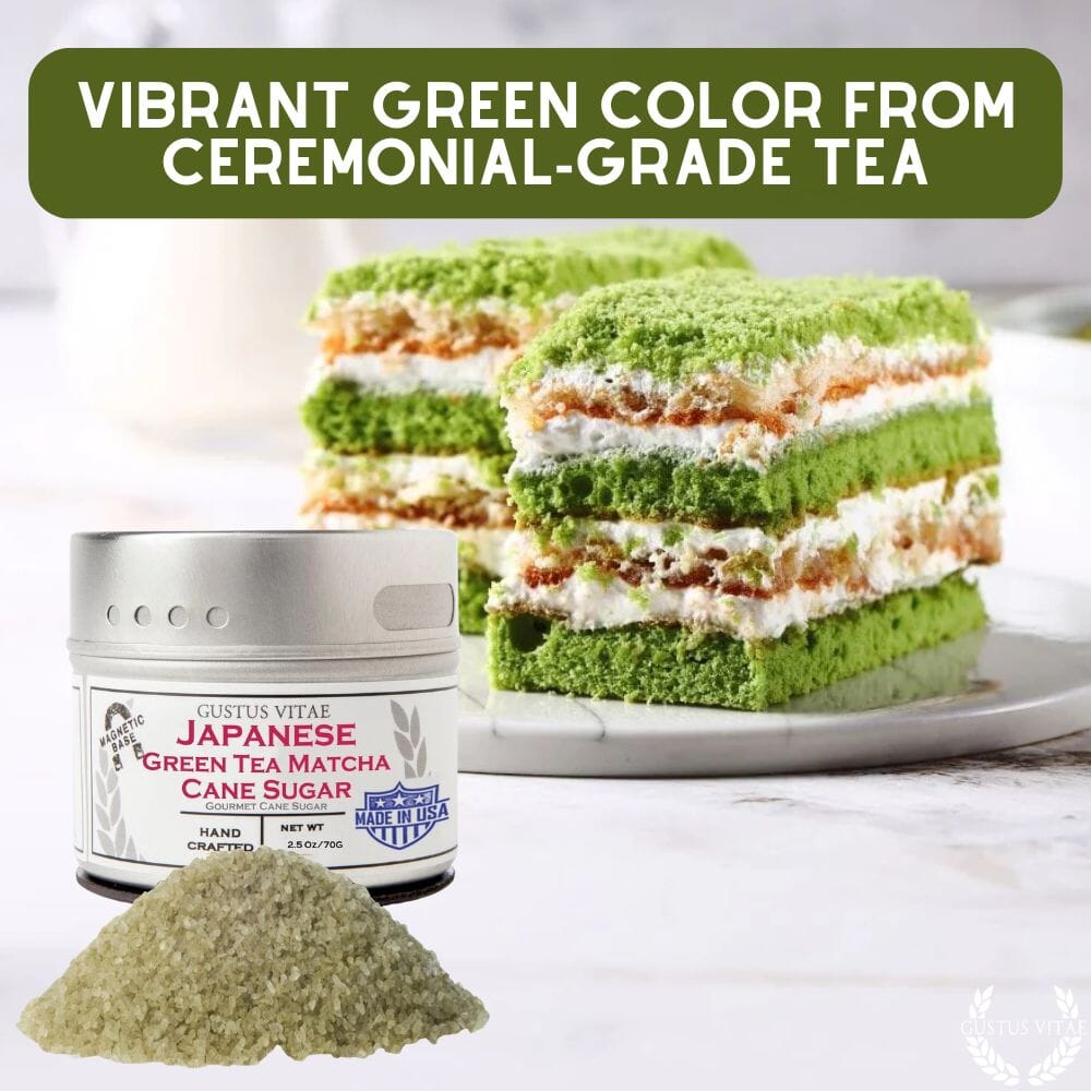 Japanese Green Tea Matcha Cane Sugar