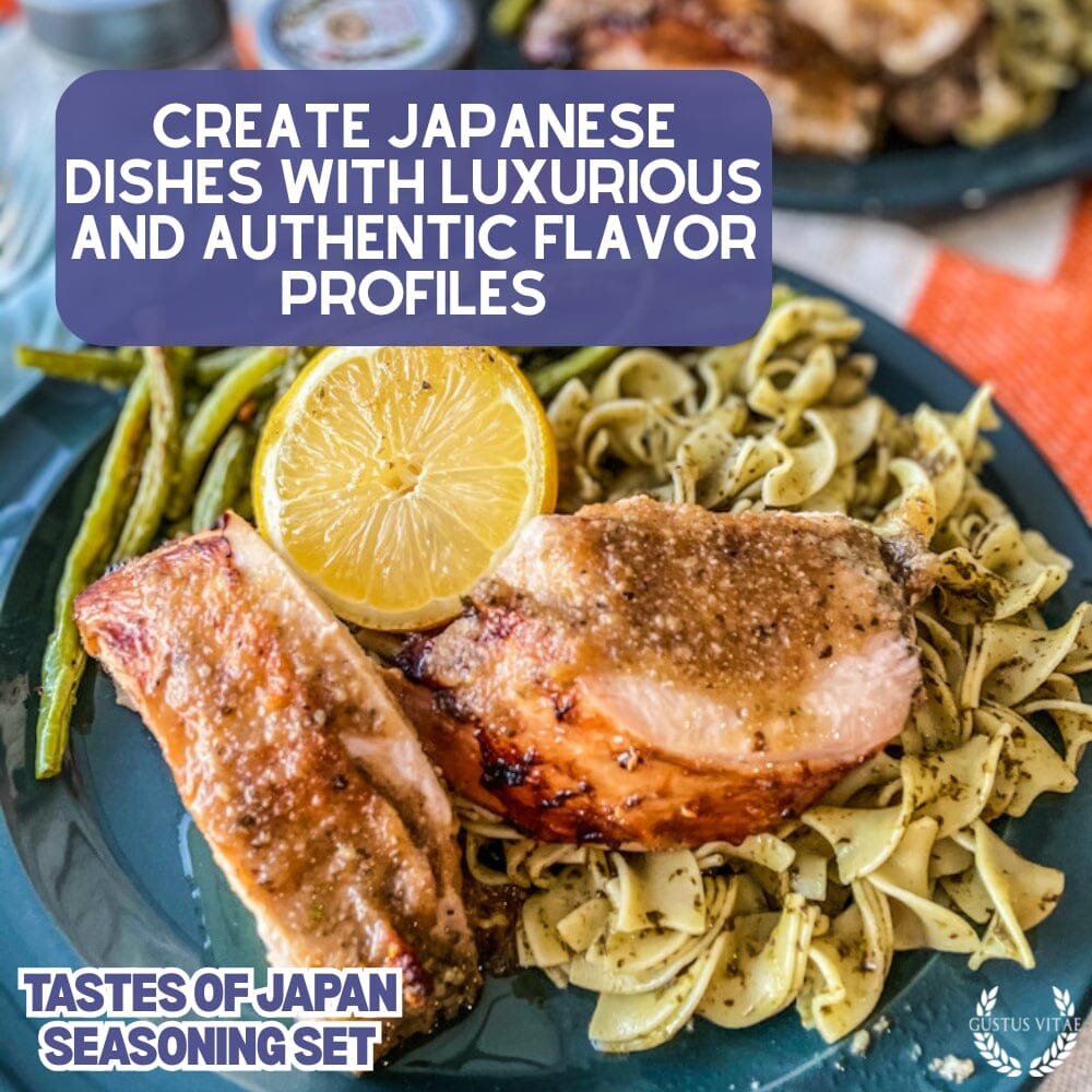 Japanese Seasoning Gift Set - Tastes of Japan - Artisanal Spice Blends Six Pack - BBQRubs.com