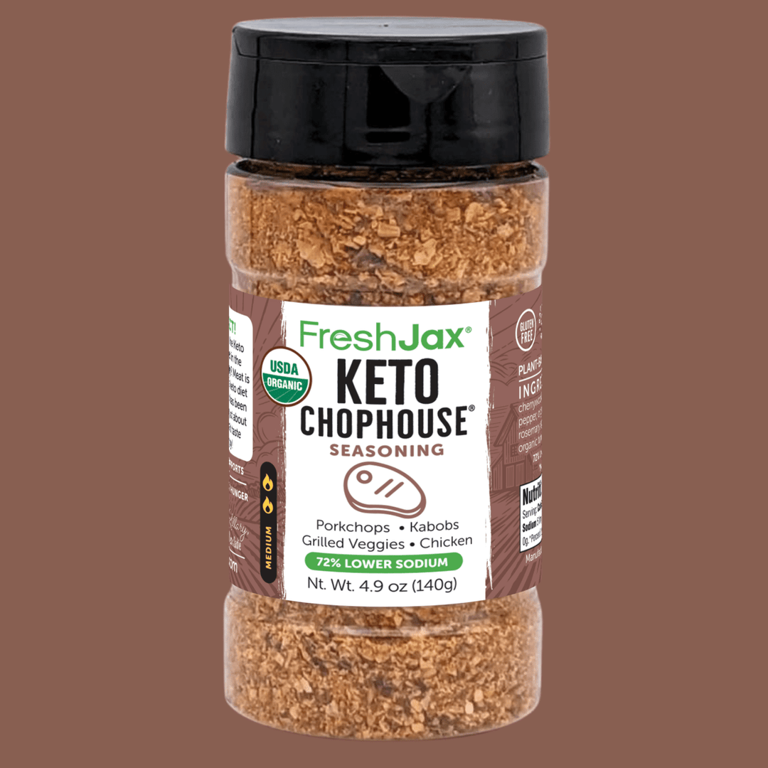Keto Chophouse® Organic Steak Seasoning – Low Sodium Bold Flavor for Steak, Pork & Veggies - BBQRubs.com