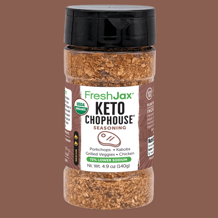 Keto Chophouse® Organic Steak Seasoning – Low Sodium Bold Flavor for Steak, Pork & Veggies - BBQRubs.com