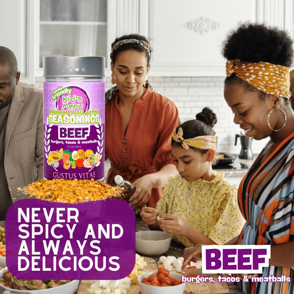 Kid’s Menu: Beef: Burgers, Tacos & Meatballs Seasoning - BBQRubs.com