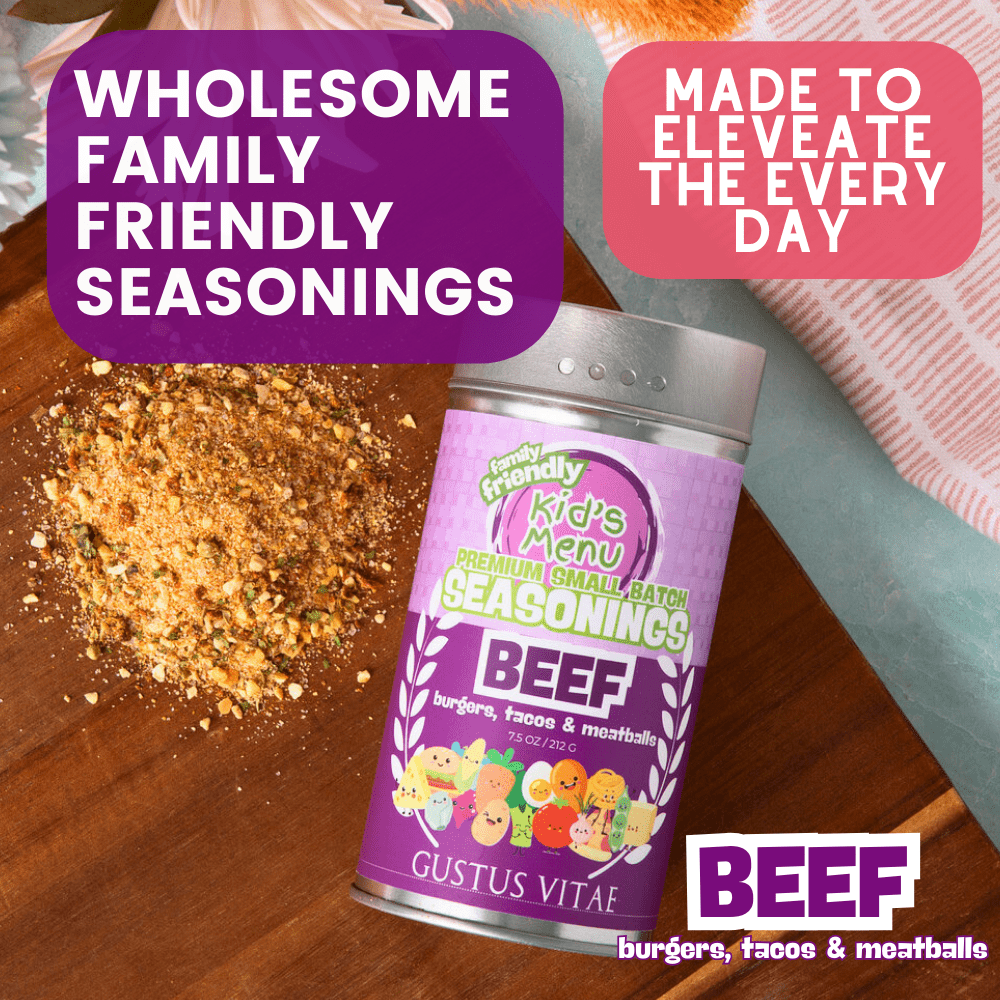 Kid’s Menu: Beef: Burgers, Tacos & Meatballs Seasoning - BBQRubs.com