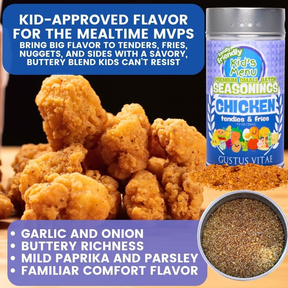 Kid's Menu Deluxe Seasoning Collection | Set of 6 XL Tins