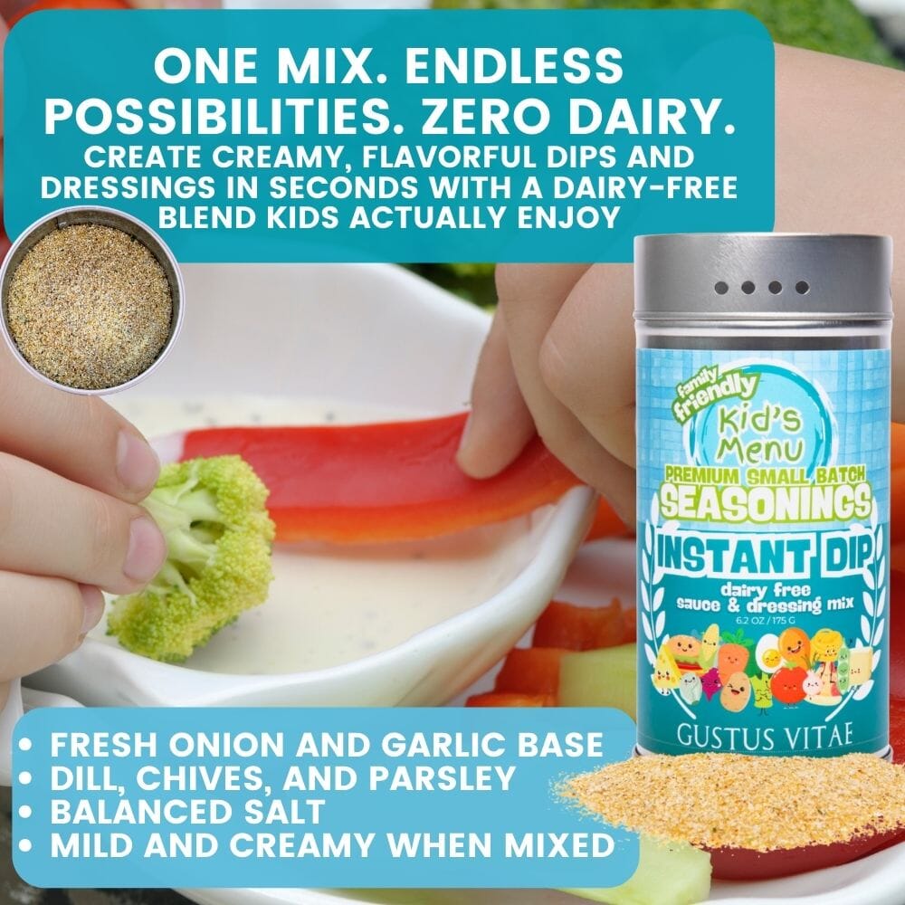 Kid's Menu Deluxe Seasoning Collection | Set of 6 XL Tins