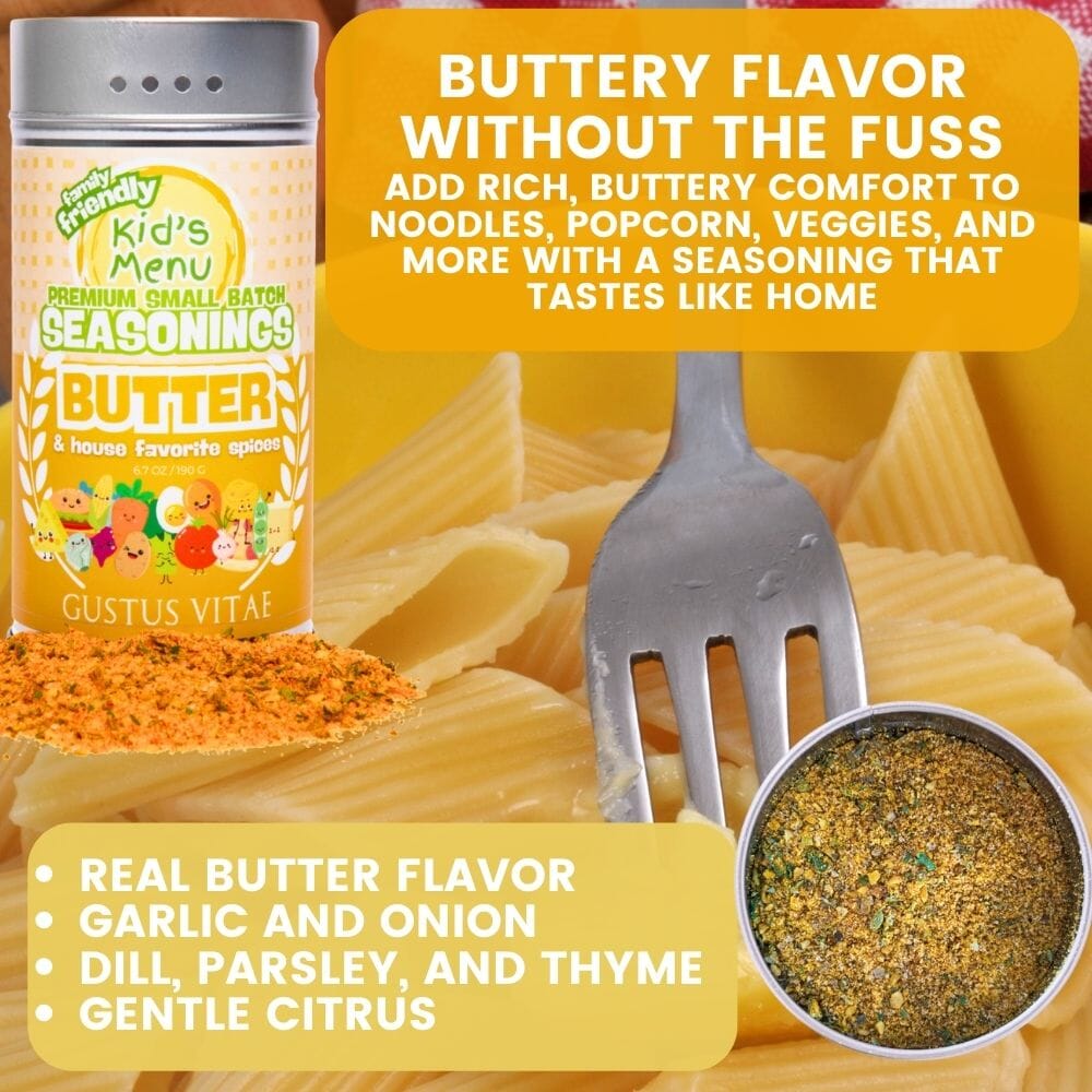 Kid's Menu Deluxe Seasoning Collection | Set of 6 XL Tins