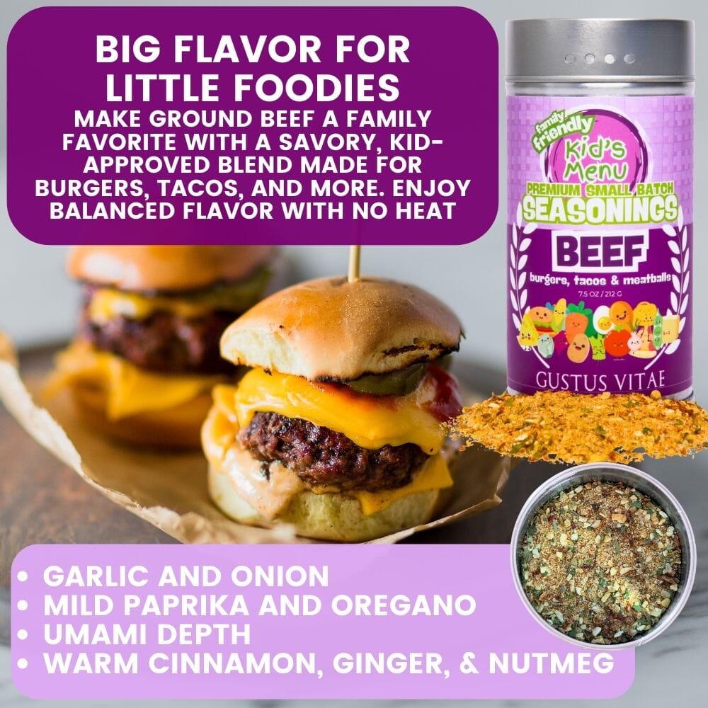 Kid's Menu Deluxe Seasoning Collection | Set of 6 XL Tins