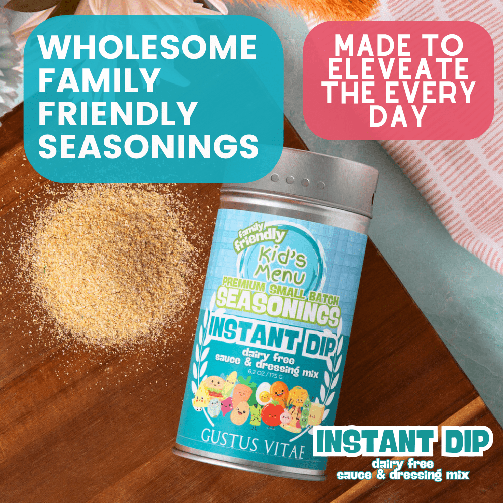 Kid’s Menu: Instant Dip: Dairy-Free Sauce & Dressing Mix