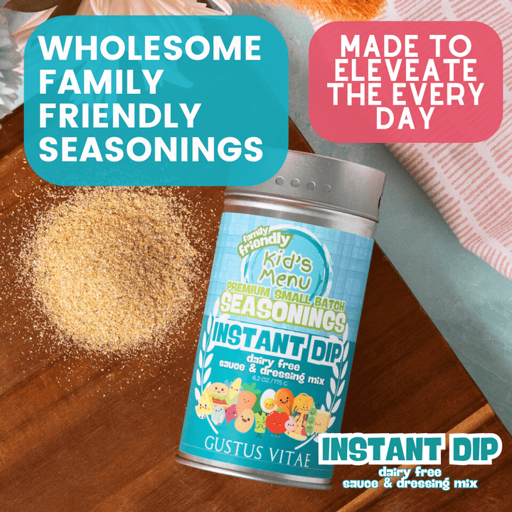 Kid’s Menu: Instant Dip: Dairy-Free Sauce & Dressing Mix