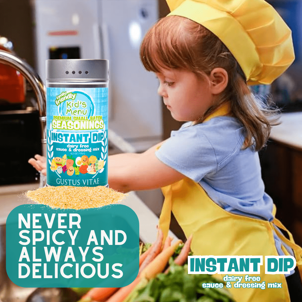 Kid’s Menu: Instant Dip: Dairy-Free Sauce & Dressing Mix