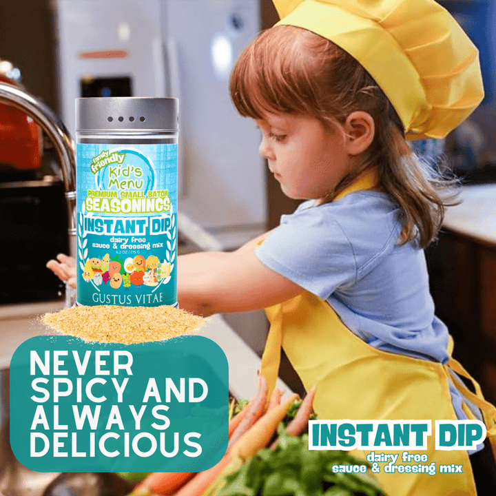 Kid’s Menu: Instant Dip: Dairy-Free Sauce & Dressing Mix