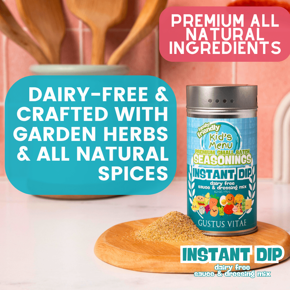 Kid’s Menu: Instant Dip: Dairy-Free Sauce & Dressing Mix