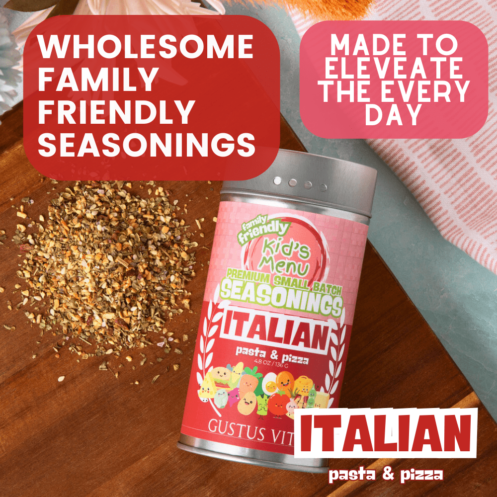 Kid’s Menu: Italian: Pasta & Pizza Seasoning