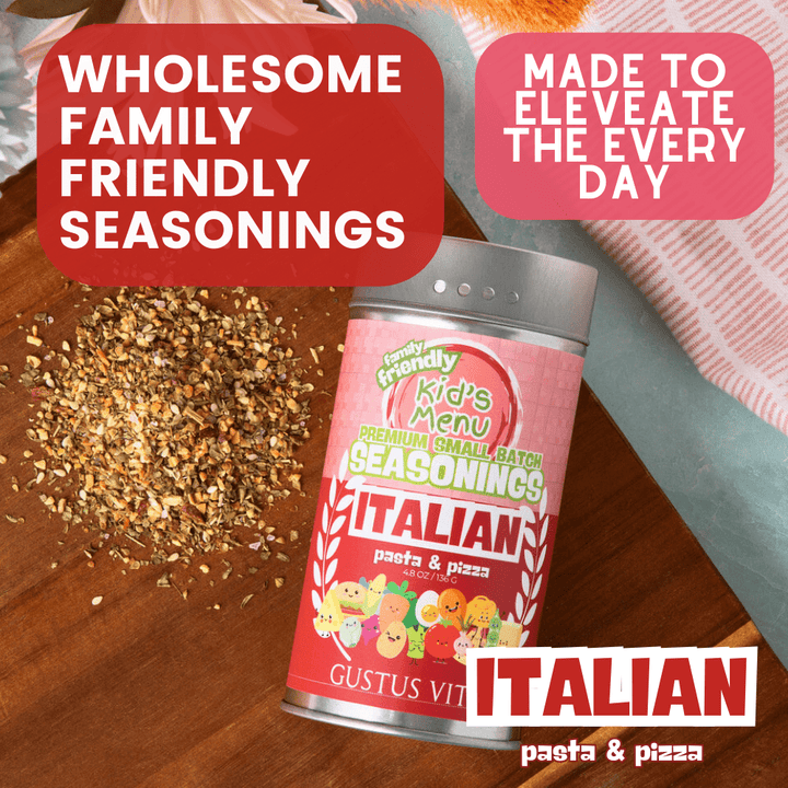 Kid’s Menu: Italian: Pasta & Pizza Seasoning
