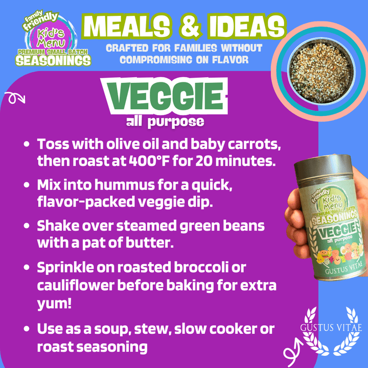 Kid’s Menu: Veggie: All Purpose Seasoning - BBQRubs.com