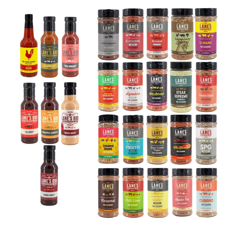 Lane's BBQ Complete Rubs & Sauces Set - BBQRubs.com