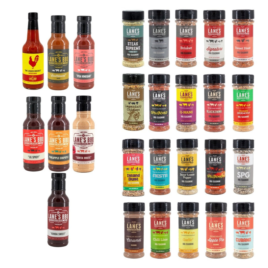Lane's BBQ Complete Rubs & Sauces Set - BBQRubs.com