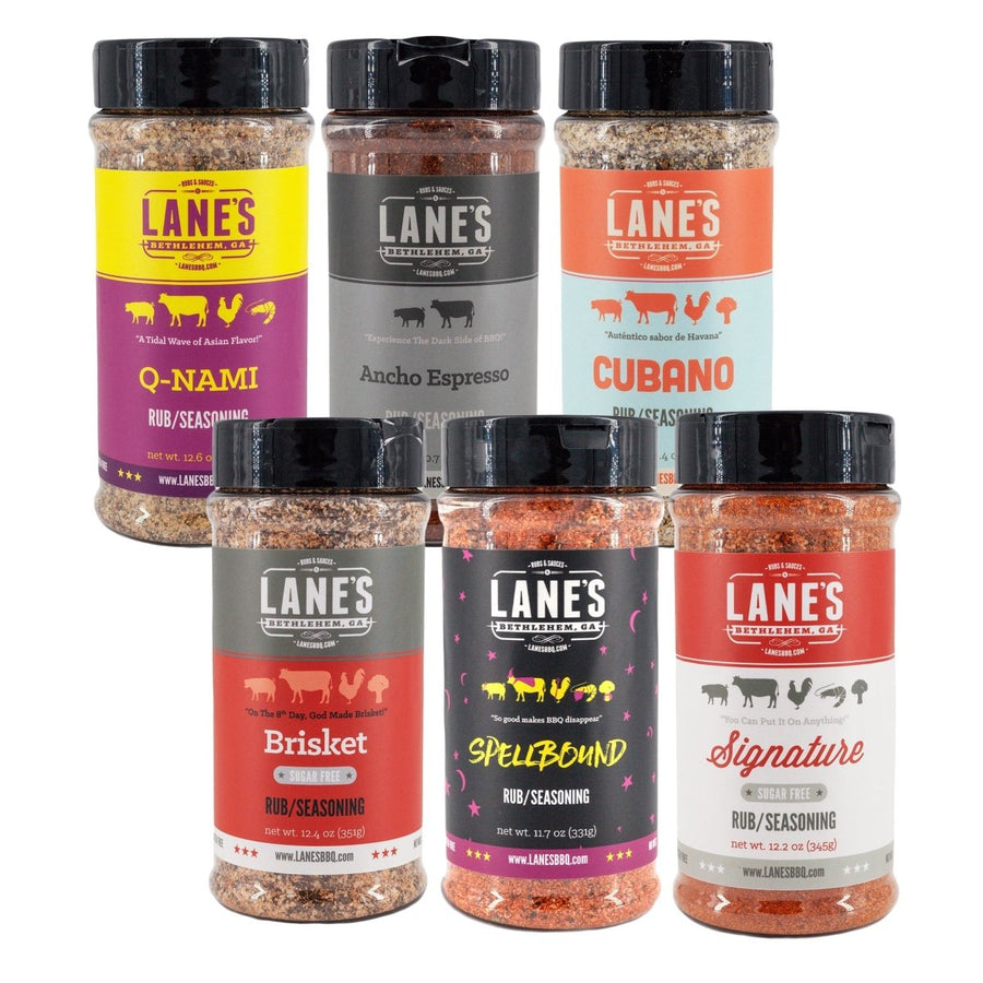 Lanes Big 6 Bundle - BBQRubs.com