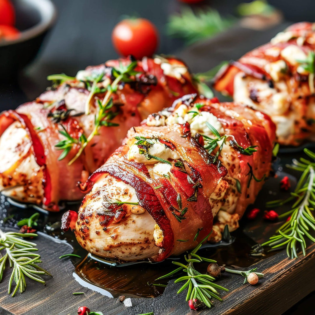 *Limited Drop* Bacon Wrapped Stuffed Chicken Breasts - BBQRubs.com