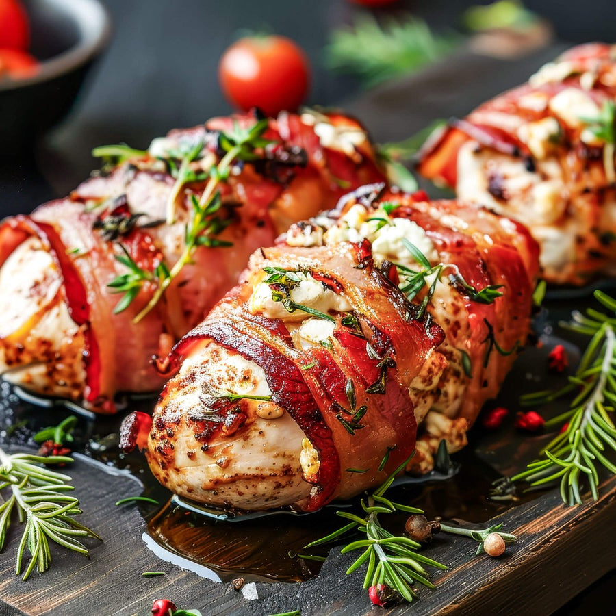 *Limited Drop* Bacon Wrapped Stuffed Chicken Breasts - BBQRubs.com