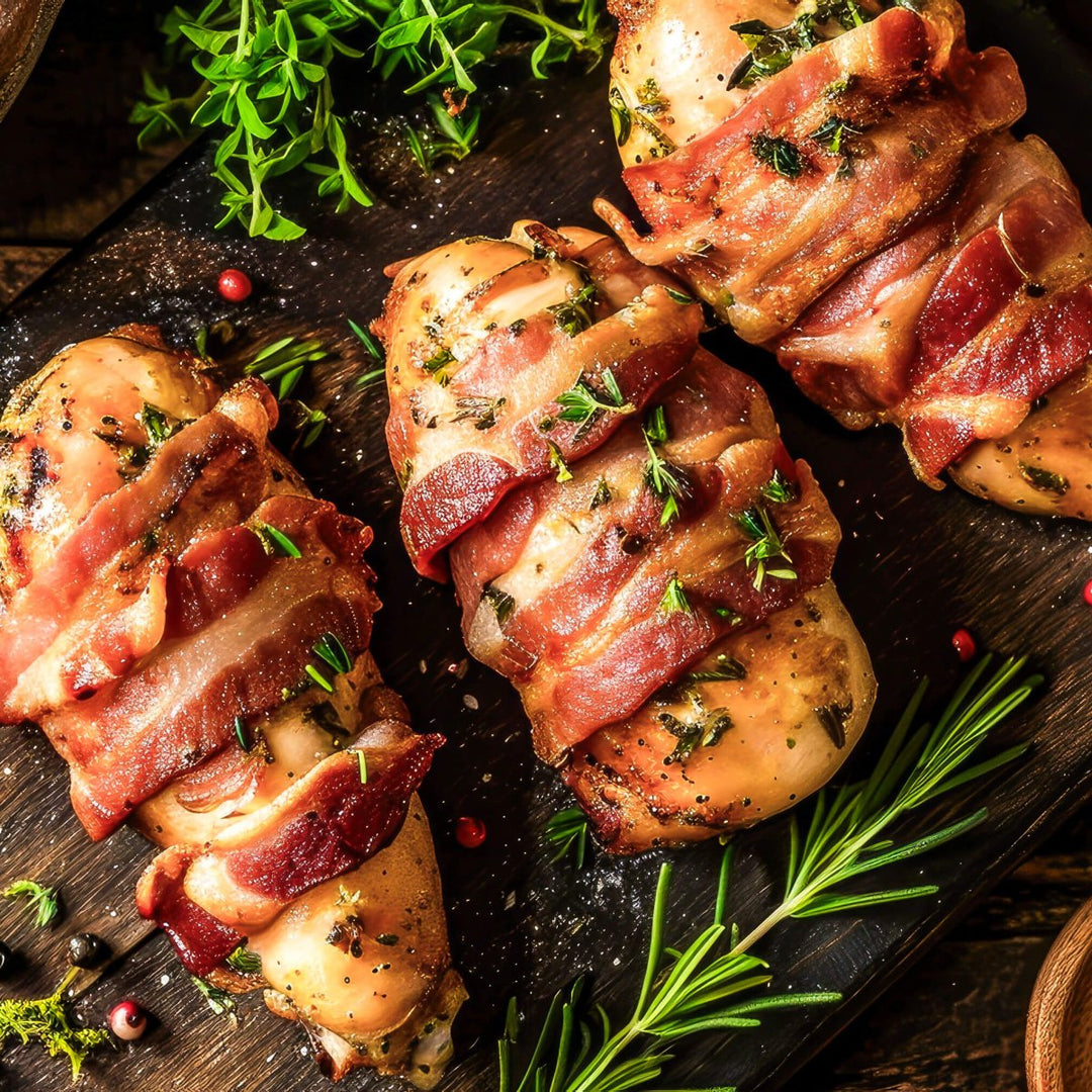 *Limited Drop* Bacon Wrapped Stuffed Chicken Breasts - BBQRubs.com