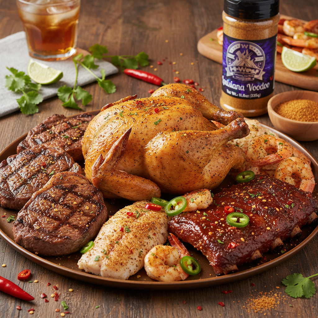 Louisiana Voodoo Seasoning (Spicy) - BBQRubs.com