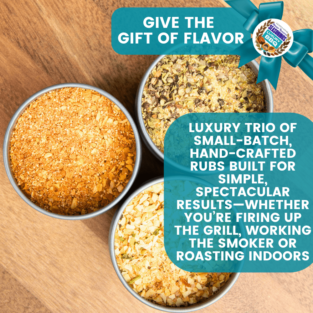 Luxury BBQ House Reserve Seasonings | Gift Pack Set of 3