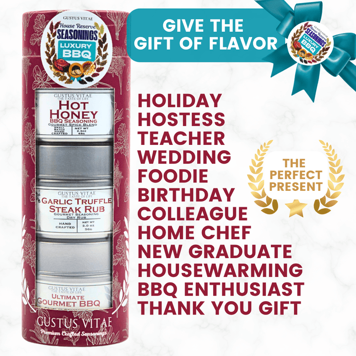 Luxury BBQ House Reserve Seasonings | Gift Pack Set of 3