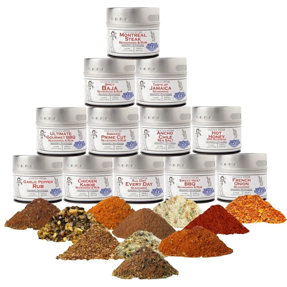 Luxury BBQ House Reserve Seasonings | Set of 12 Tins - BBQRubs.com