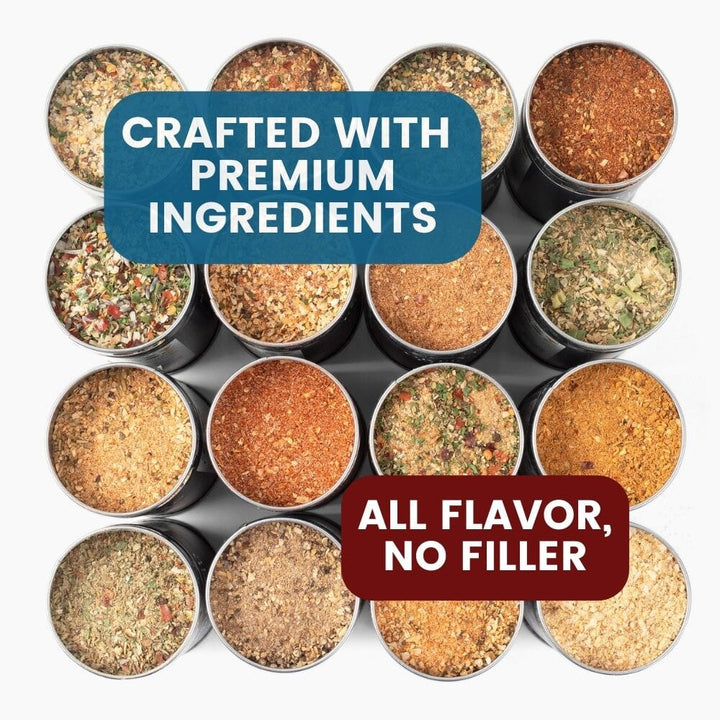 Luxury Pantry Refresh | House Favorites Seasonings & Sea Salts | Set of 20 Tins