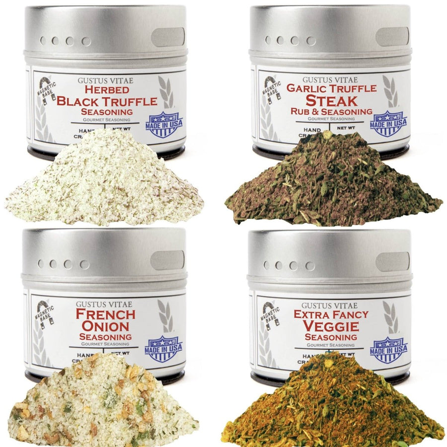 Luxury Protein & Fancy Truffled Side Seasonings | Set of 4 - BBQRubs.com