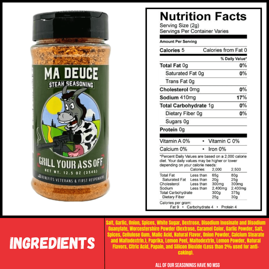 Ma Deuce Steak Seasoning - BBQRubs.com