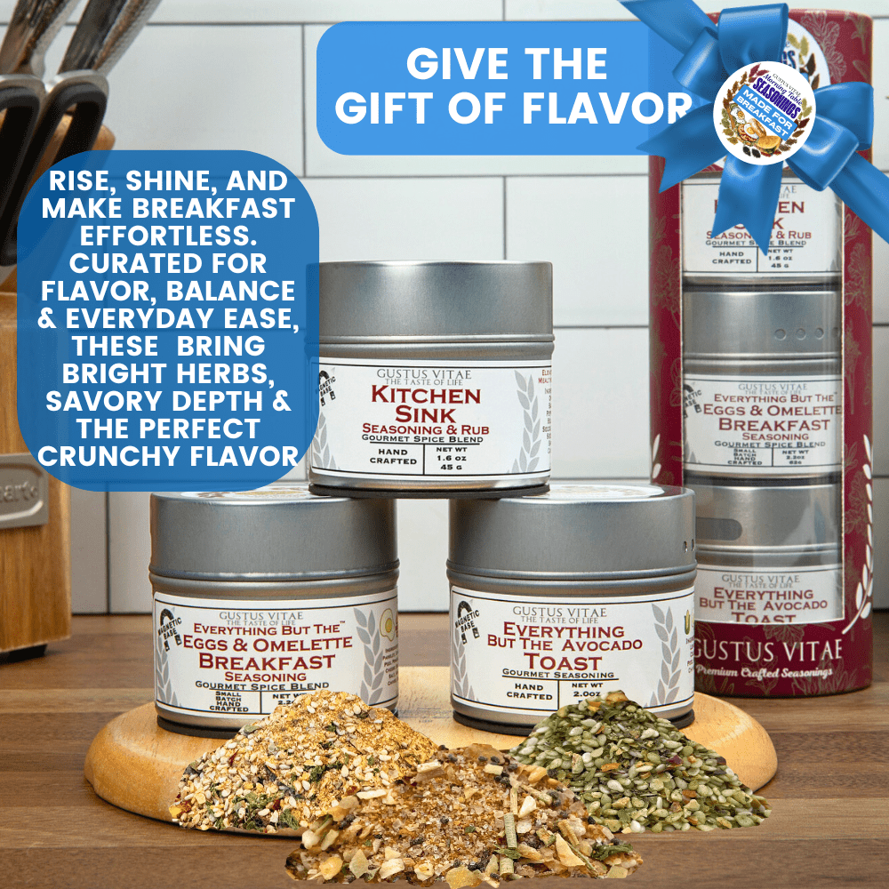 Made for Breakfast: The Morning Table Seasonings | Gift Pack Set of 3 - BBQRubs.com